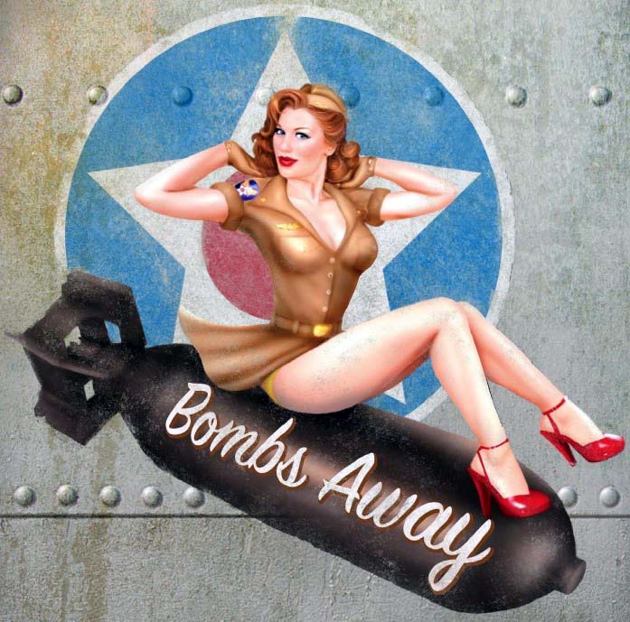 military pin up girls 1940