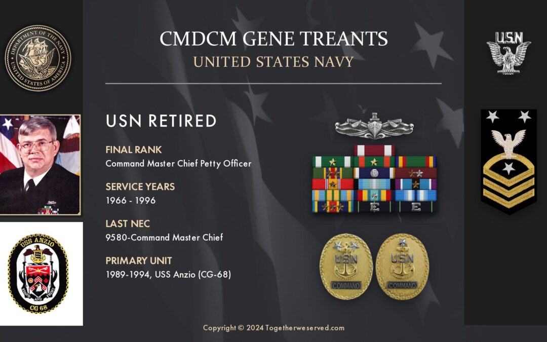 Service Reflections of ETCM Gene Treants, U.S. Navy (1966-1996)