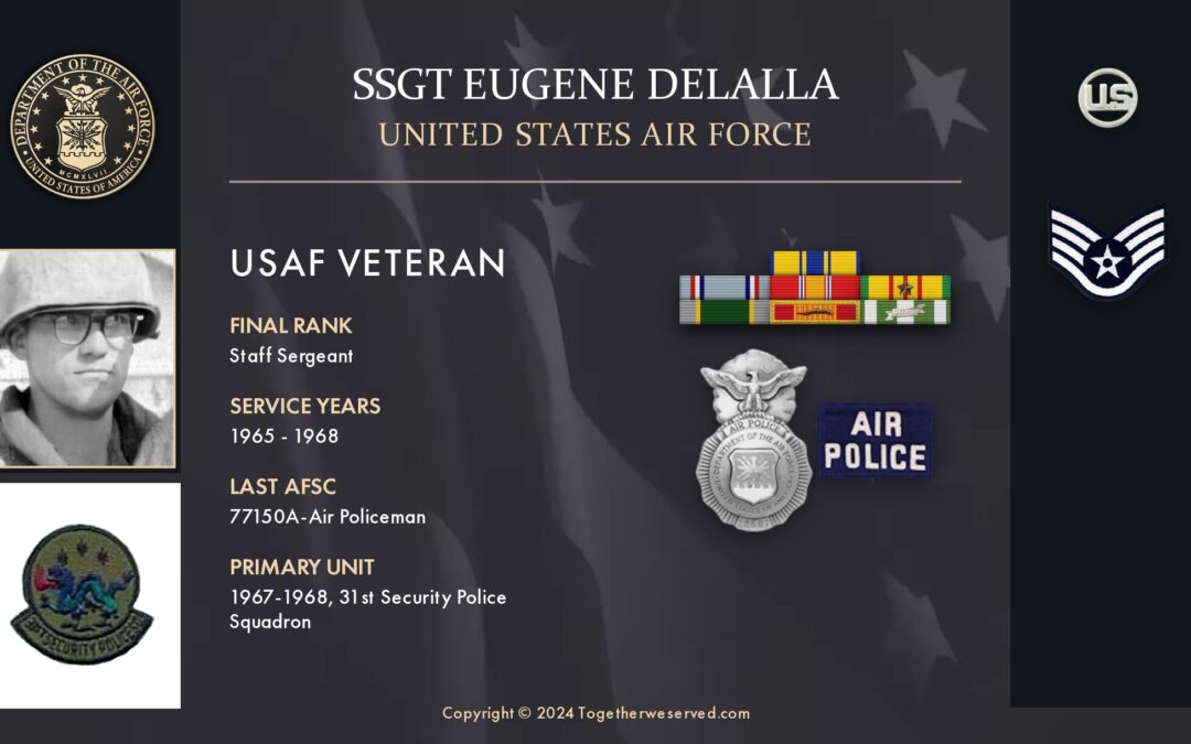 Service Reflections of SSgt Eugene Delalla, U.S. Air Force (1965-1968)