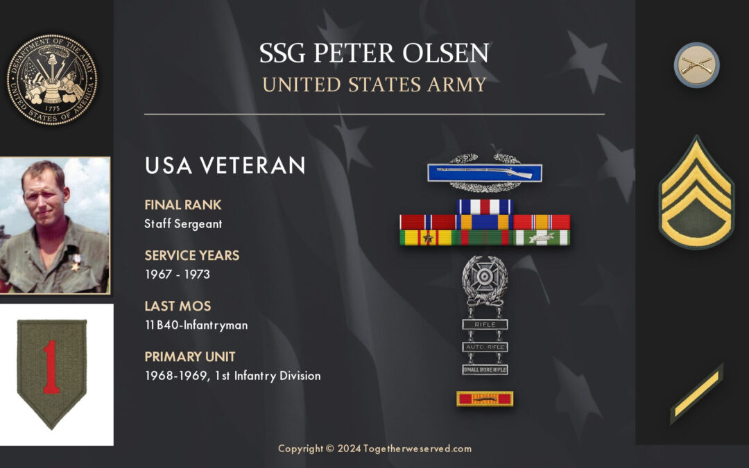 Service Reflections of SSG Peter Olsen, U.S. Army (1967-1973)