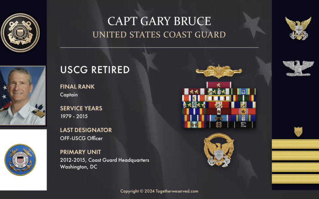 Service Reflections of CAPT Gary Bruce, U.S. Coast Guard (1979-2015)