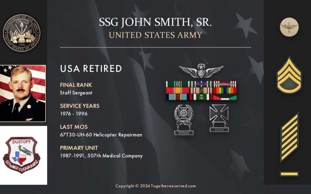 Service Reflections of SSG John Smith, U.S. Army (1976-1996)