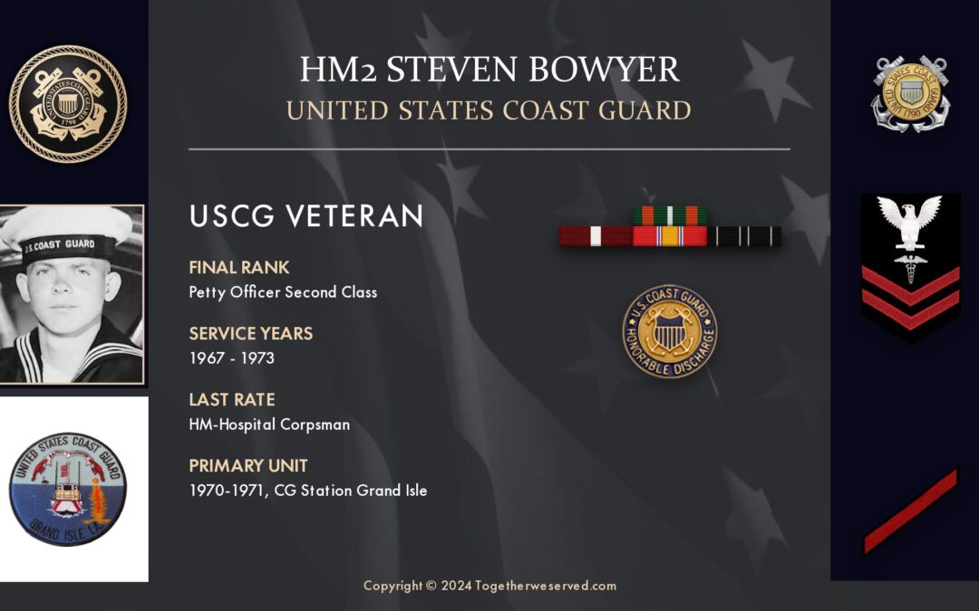 Service Reflections of HM2 Steven Bowyer, U.S. Coast Guard (1967-1973)
