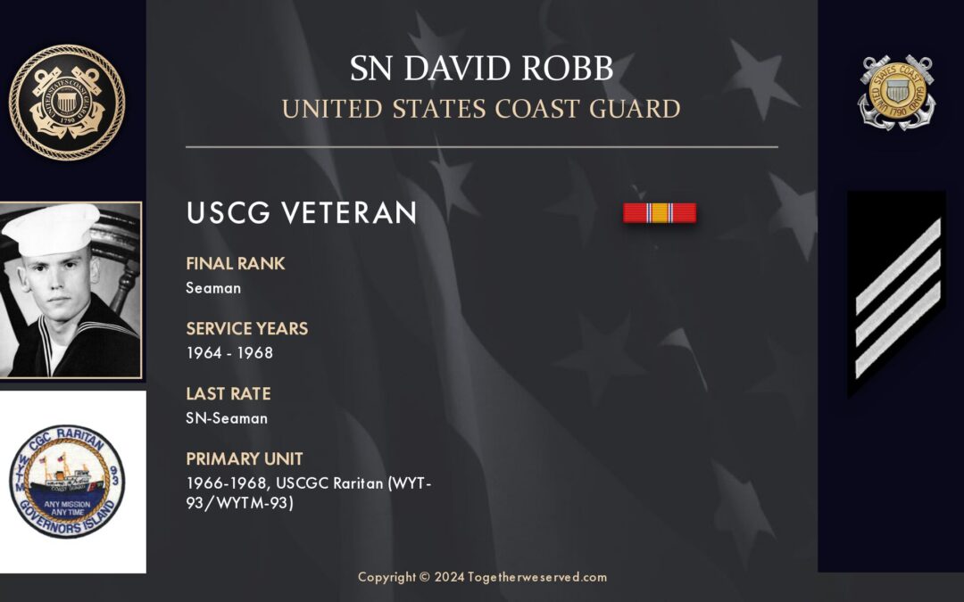 Service Reflections of SN David Robb, U.S. Coast Guard (1964-1968)