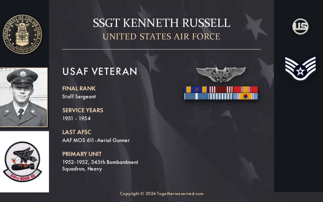 Service Reflections of SSGT Kenneth Russell, U.S. Air Force (1951-1954)