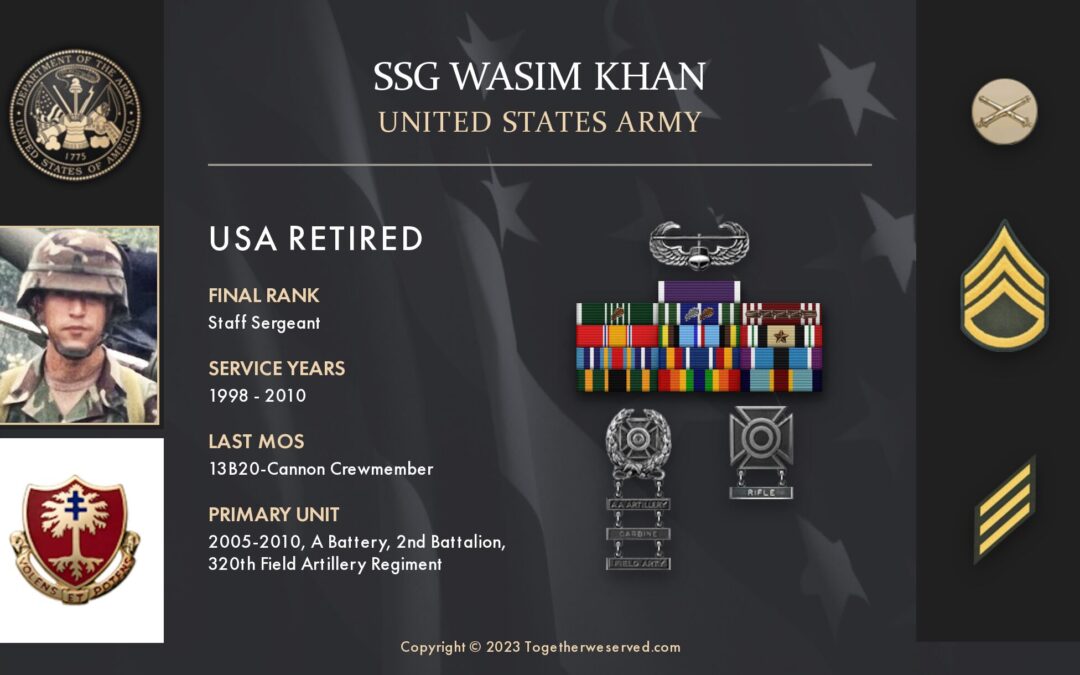 Service Reflections of SSG Wasim Khan, U.S. Army (1998-2010)