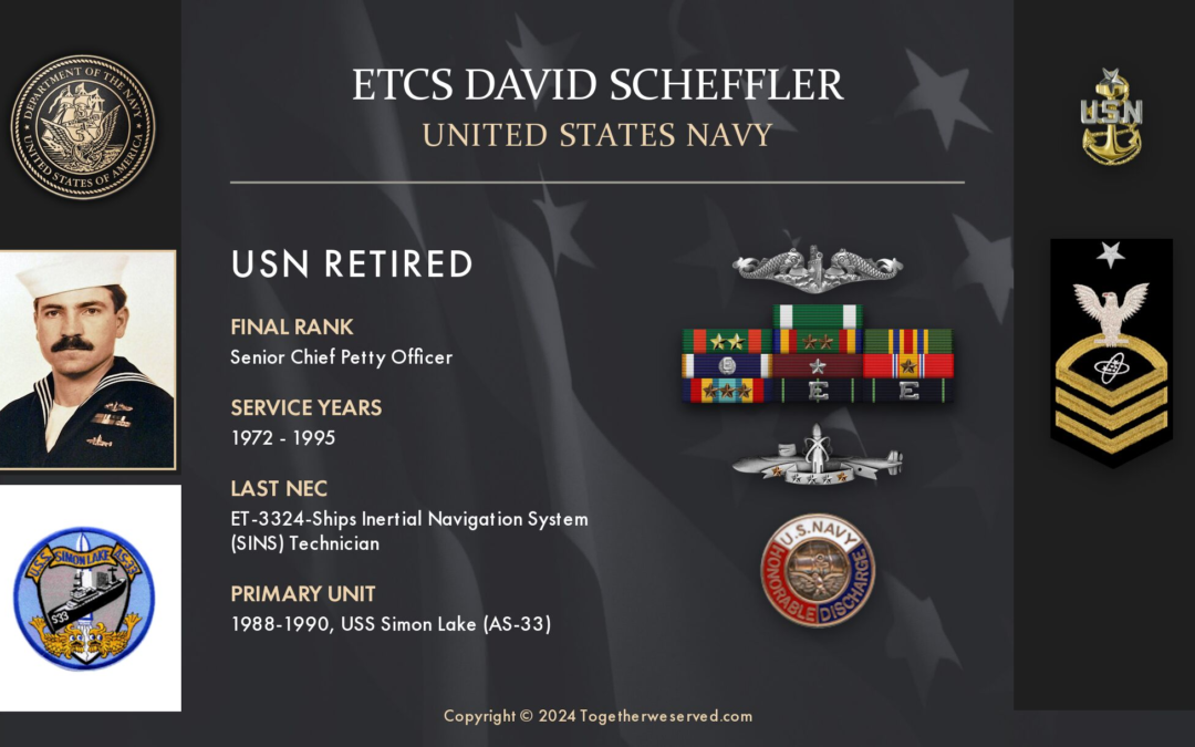 Service Reflections of ETCS David Scheffler, U.S. Navy (1972-1995)