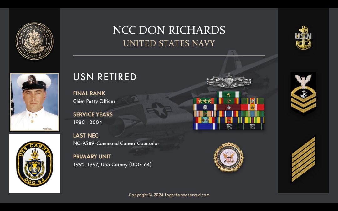 Service Reflections of NCC Don Richards, U.S. Navy (1980-2004)