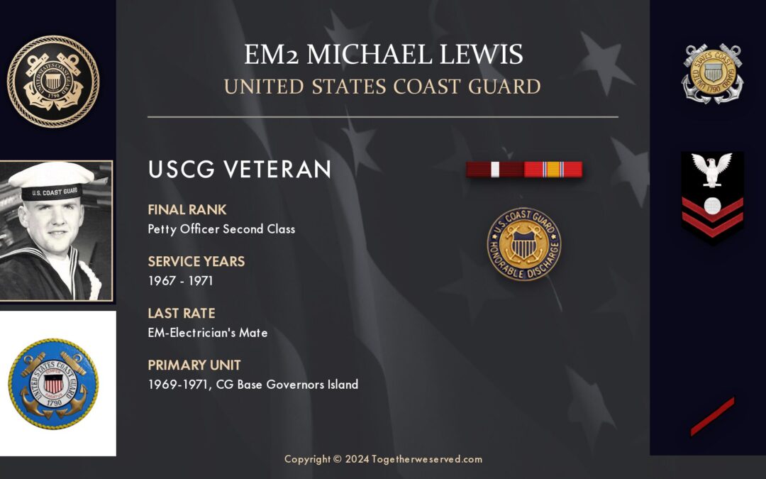 Service Reflections of EM2 Michael Lewis, U.S. Coast Guard (1967-1971)