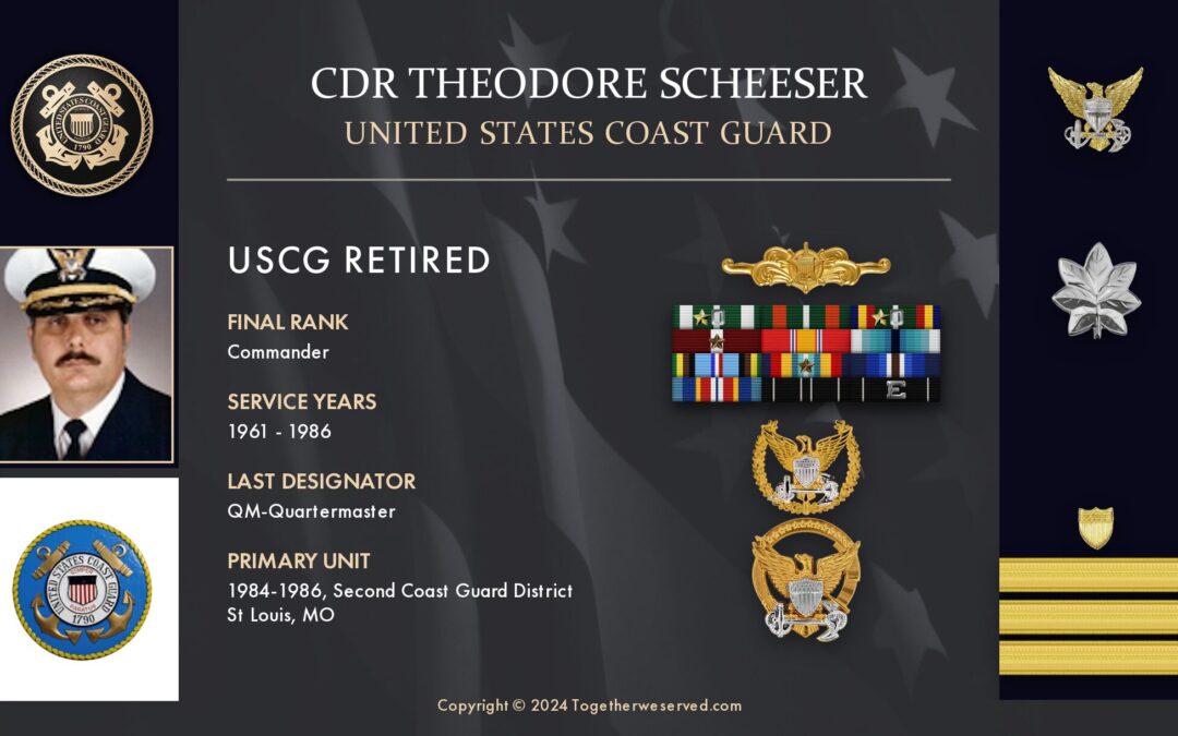 Service Reflections of CDR Theodore Scheeser, U.S. Coast Guard (1961-1986)