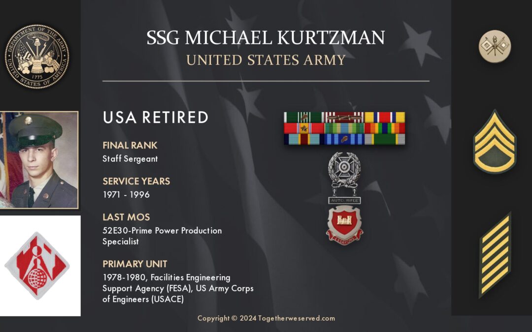 Service Reflections of SSG Michael Kurtzman, U.S. Army (1971-1996)