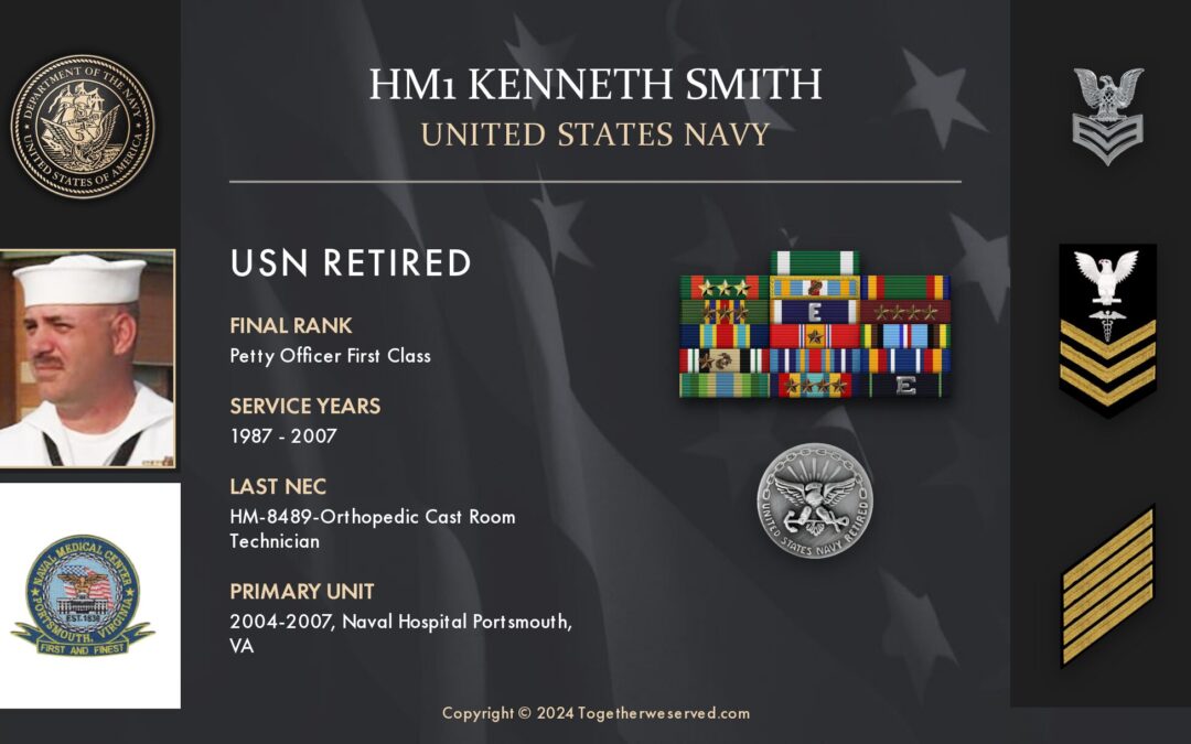 Service Reflections of HM1 Kenneth Smith, U.S. Navy (1987-2007)