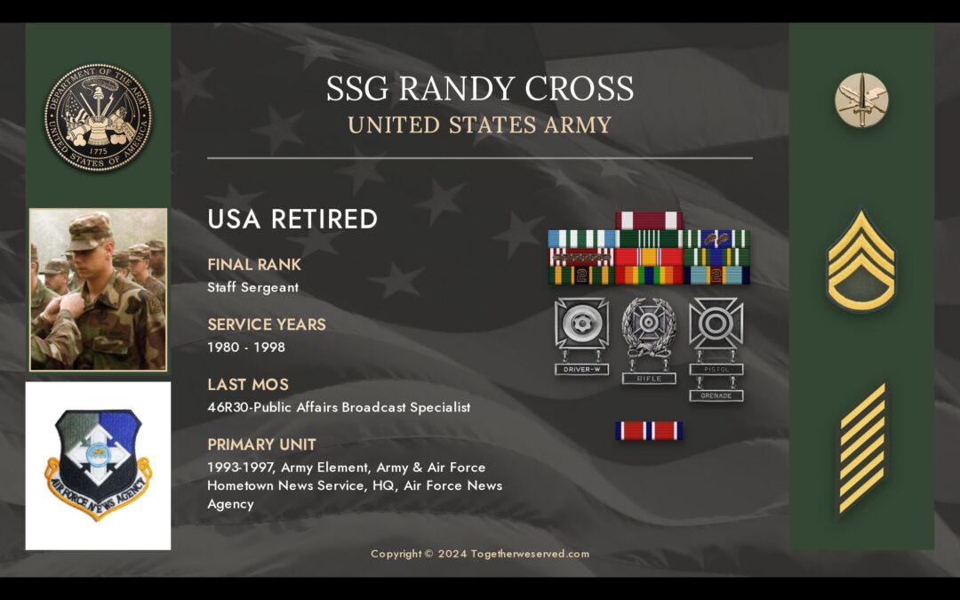 Service Reflections of SSG Randy Cross U.S. Army (1980-1998)