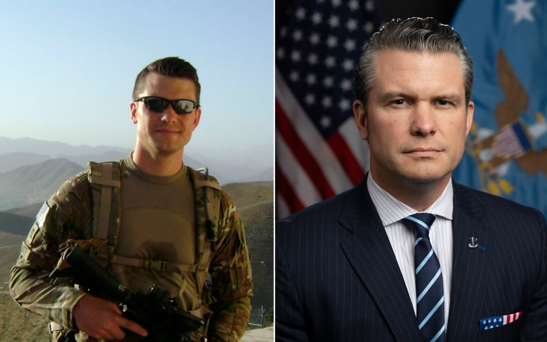 MAJ Pete Hegseth, U.S. Army National Guard (2003-2006, 2010-2014, 2019-2021)