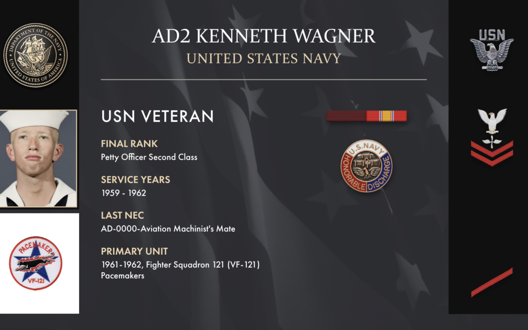 Service Reflections of AD2 Kenneth Wagner, U.S. Navy (1959-1962)